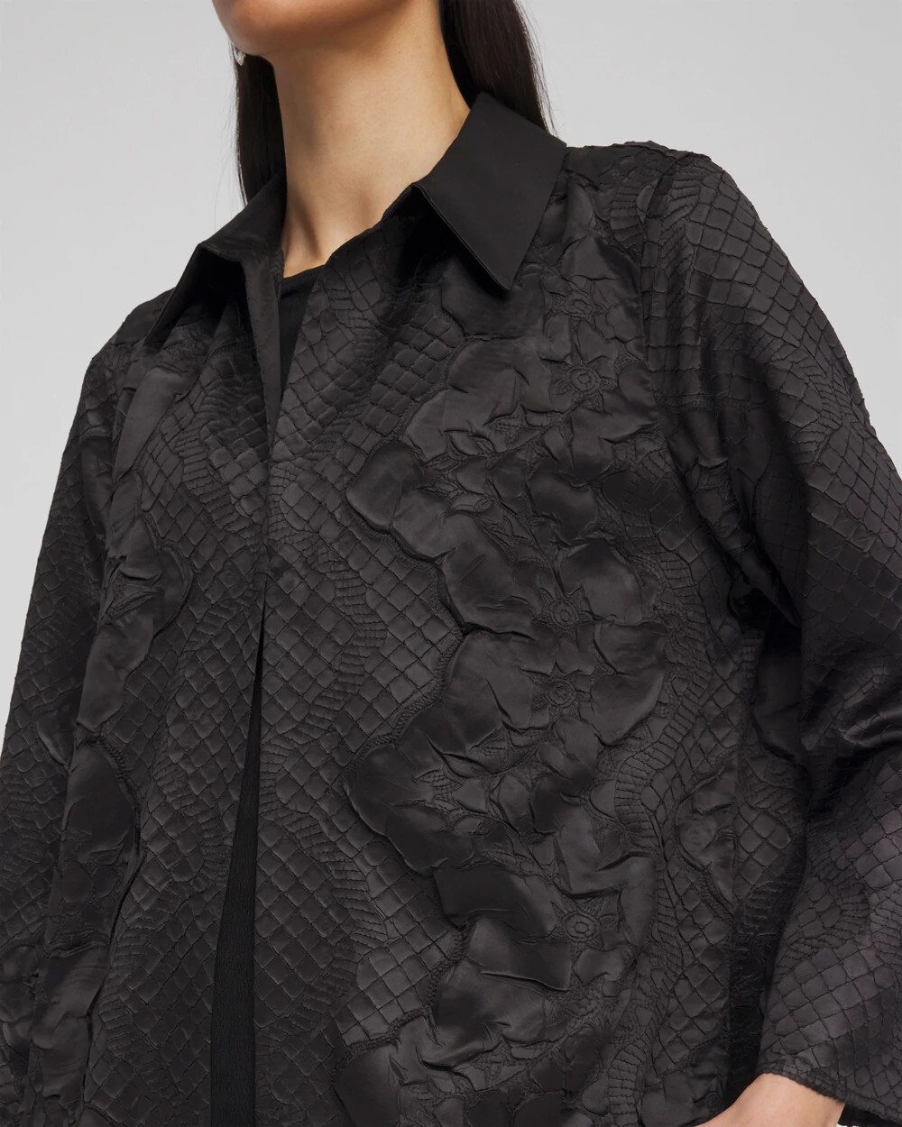 Travelers™ Collection Reptile Print Crushed Duster