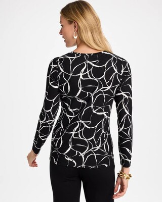 Printed Touch of Cool™ Layering Tee click to view larger image.