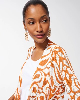 Summer Romance Abstract Cardigan