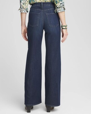 High Rise Wide Leg Jeans click to view larger image.