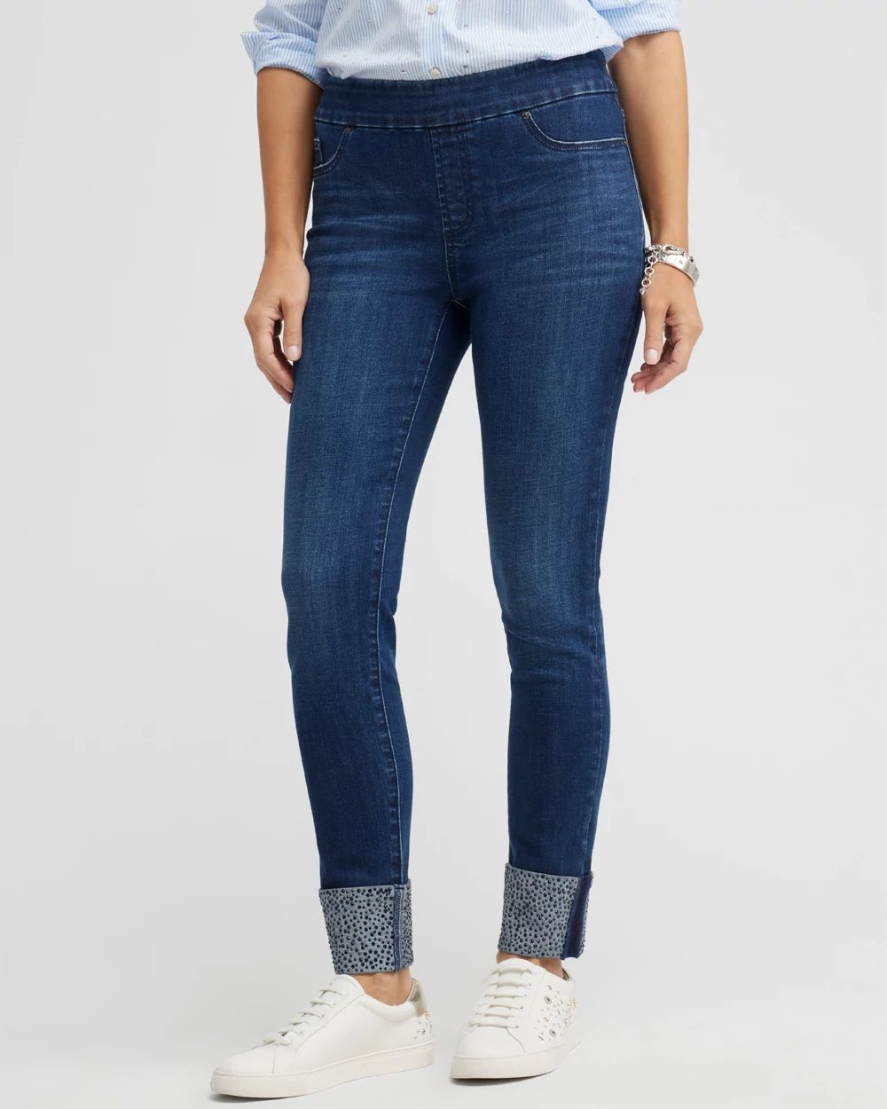 Stone Cuff Pull-on Jeggings