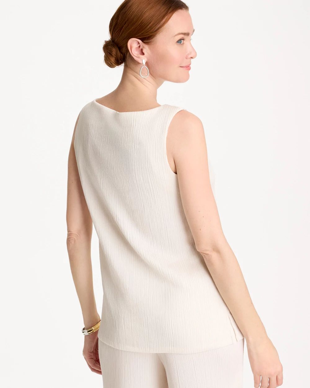 Travelers™ Crinkle Satin Textured Tank