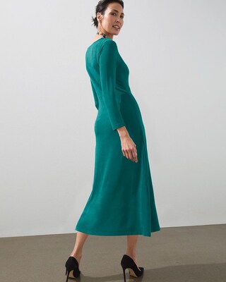 Travelers A-line Midi Dress