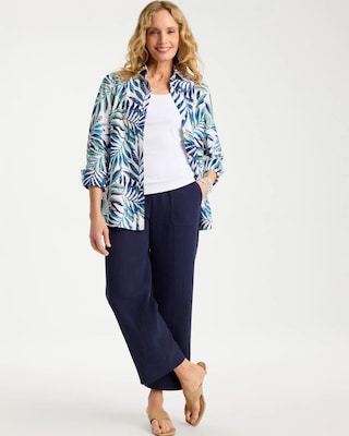 Palm No Iron Stretch Shirt click to view larger image.
