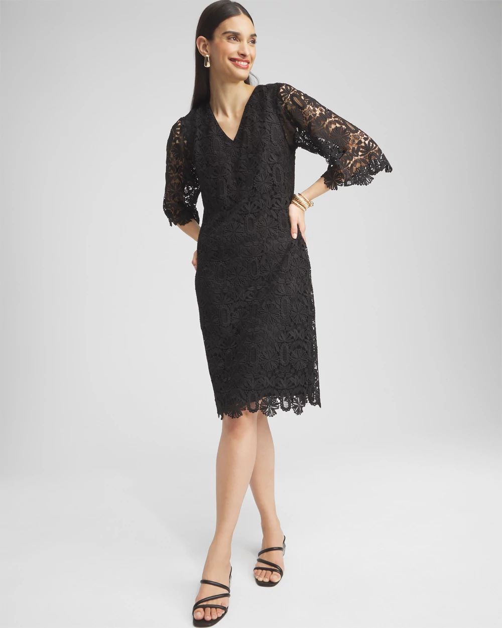 Lace Shift Dress