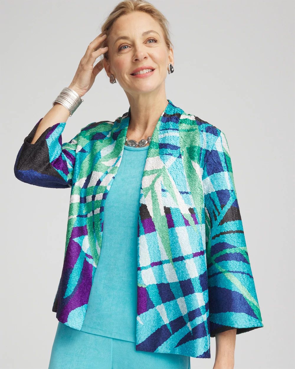 Travelers™ Tropical Nights Reversible Crushed Jacket