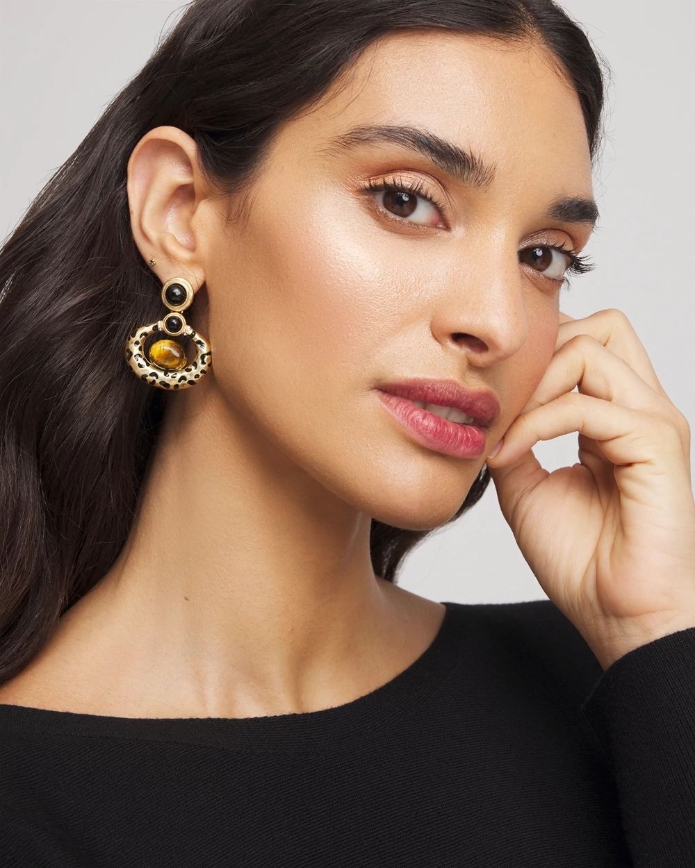 Chico's Originals Animal Drop Earrings click to view larger image.