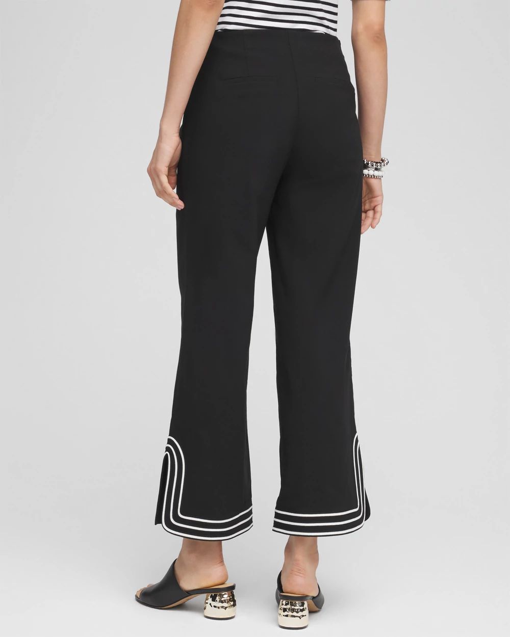Juliet Artisanal Wide Leg Cropped Pants