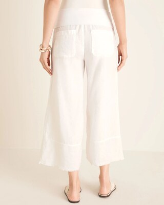 XCVI Linen Pants with Knit Waistband