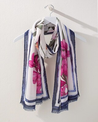 Floral Oblong Scarf