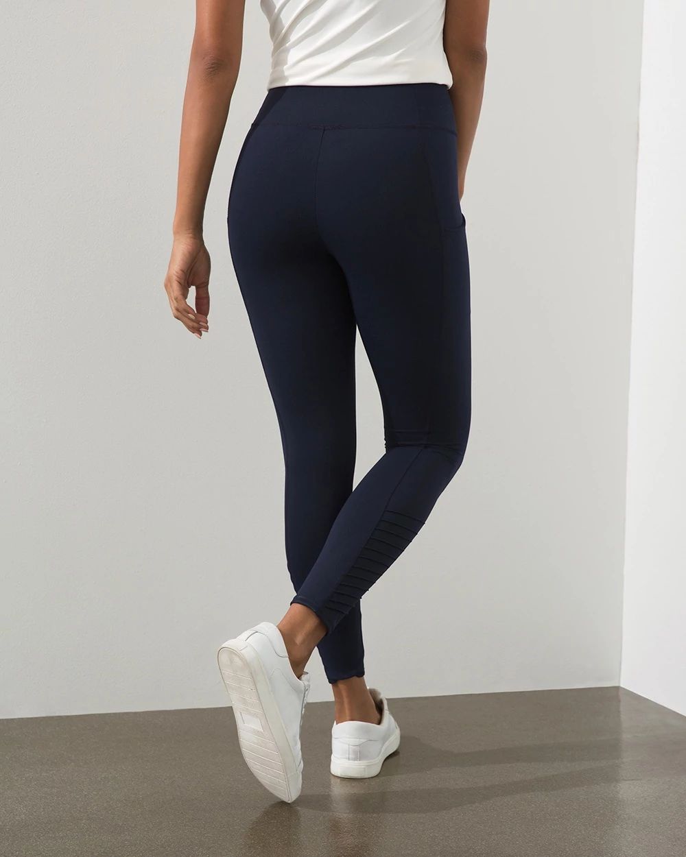 Zenergy Pintuck Moto Leggings