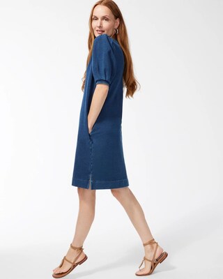 Zenergy French Terry Elbow Sleeve Dress