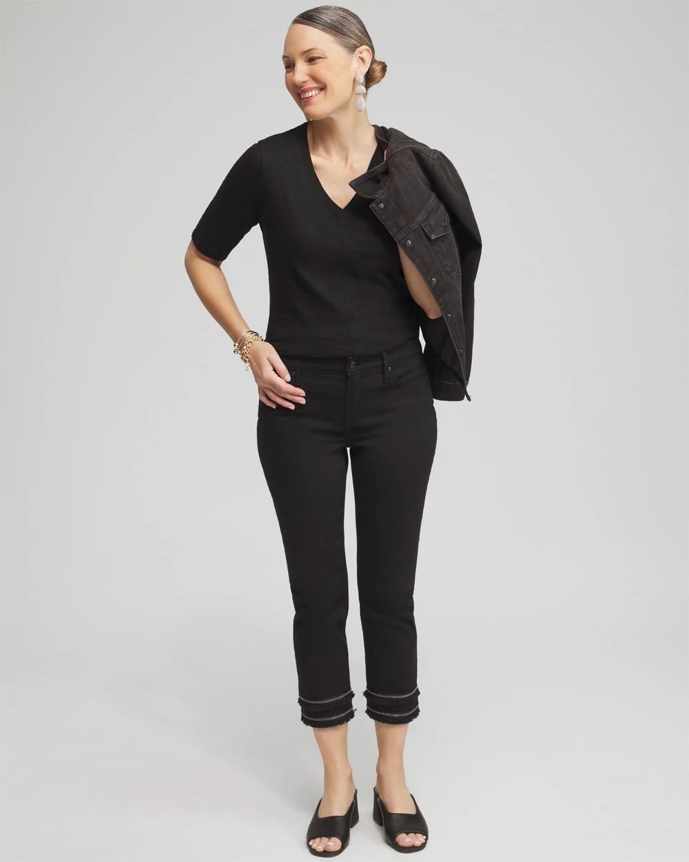 Elbow Sleeve A-line Tee