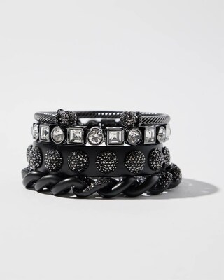 Black Matte Link Bracelet