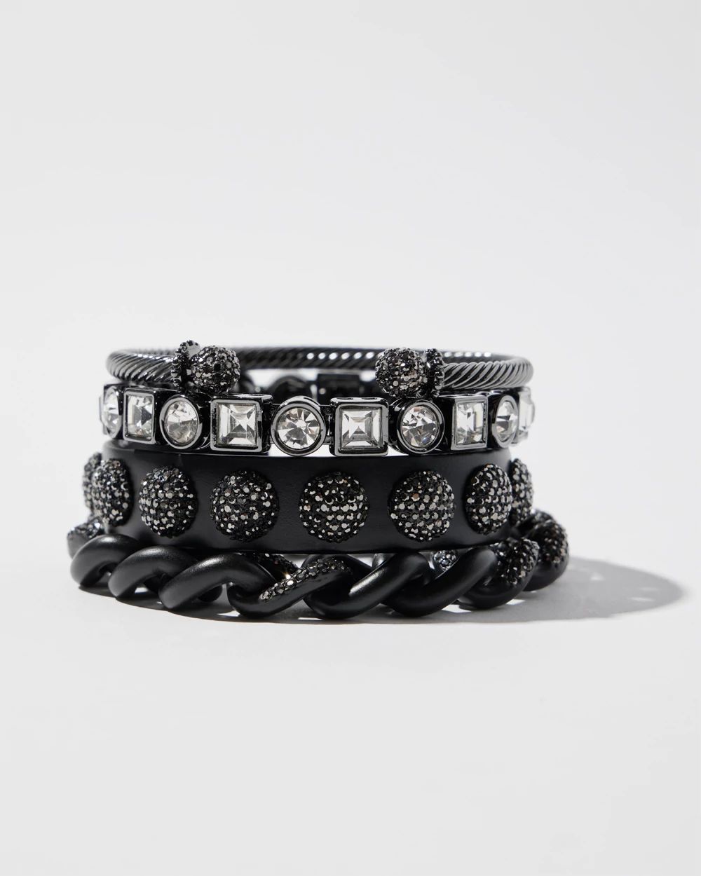 Black Matte Link Bracelet