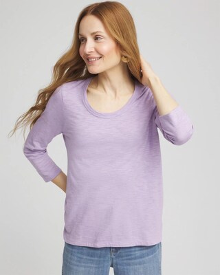Slub 3/4-Sleeve Tee