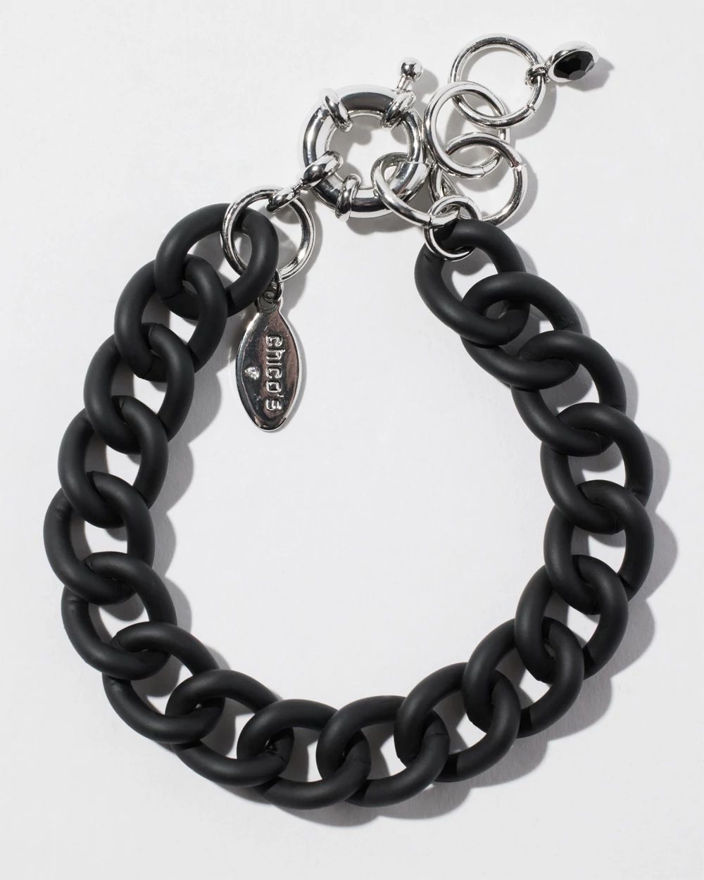 Matte Black Links Bracelet