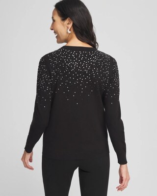 Embellished Button Cardigan click to view larger image.