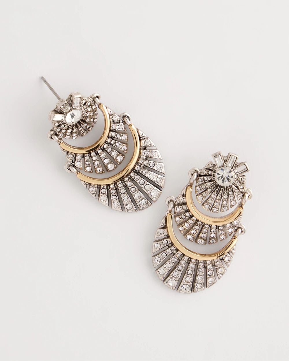 Art Deco Crystal Earrings
