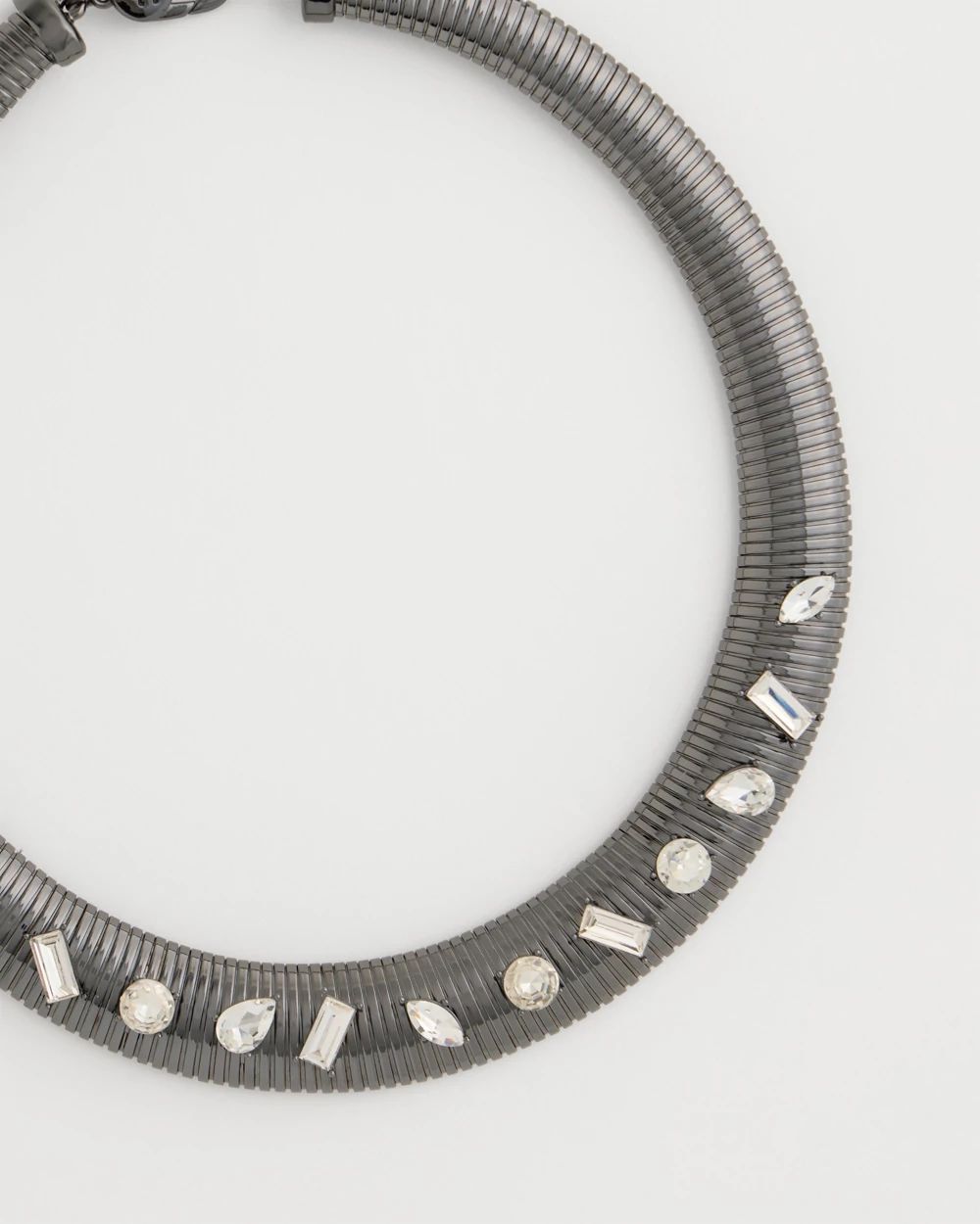 Cut Ice Collection Collar Necklace click to view larger image.