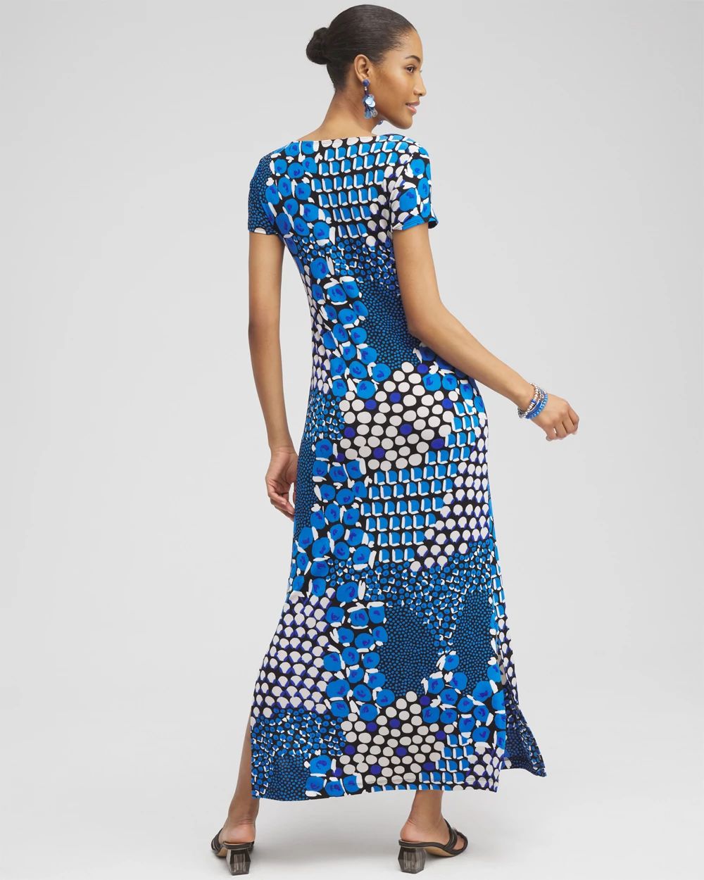 Petite Travelers™ Classic Dots Maxi Dress