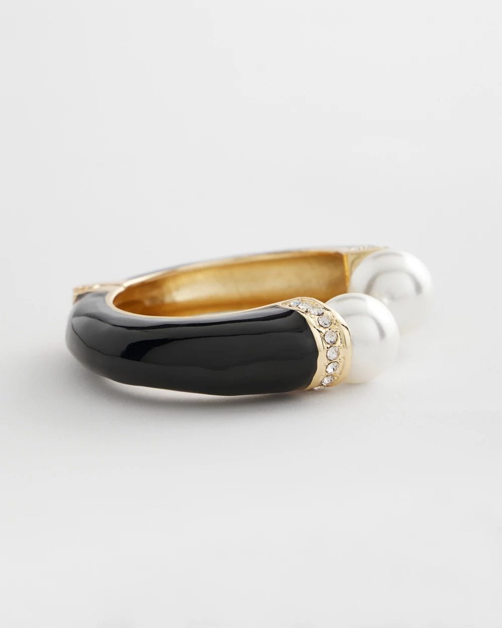 Faux Pearl Hinge Bracelet
