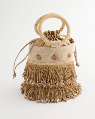 Chico's Originals Bamboo Bucket Bag