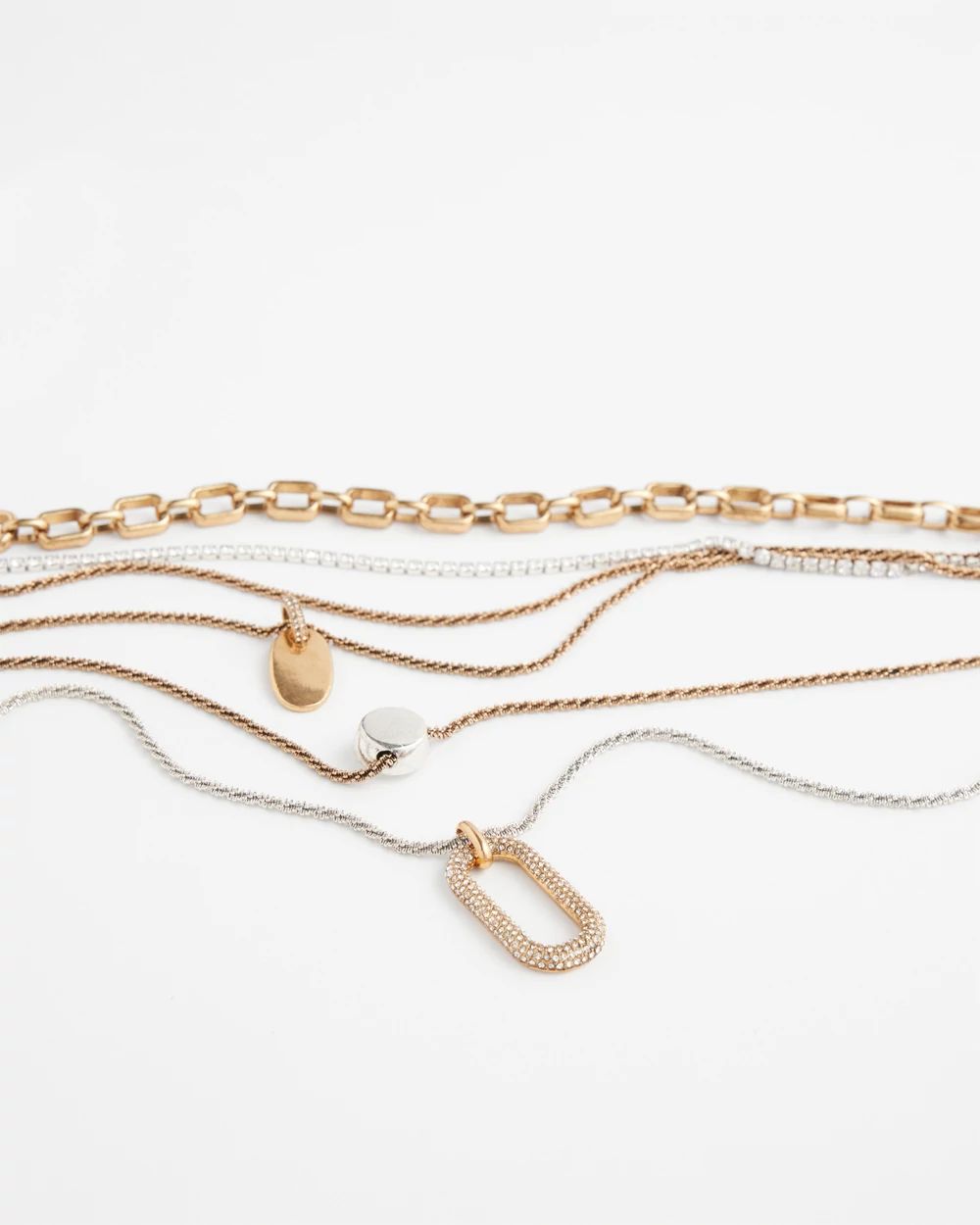 Convertible Mixed Metal Necklace