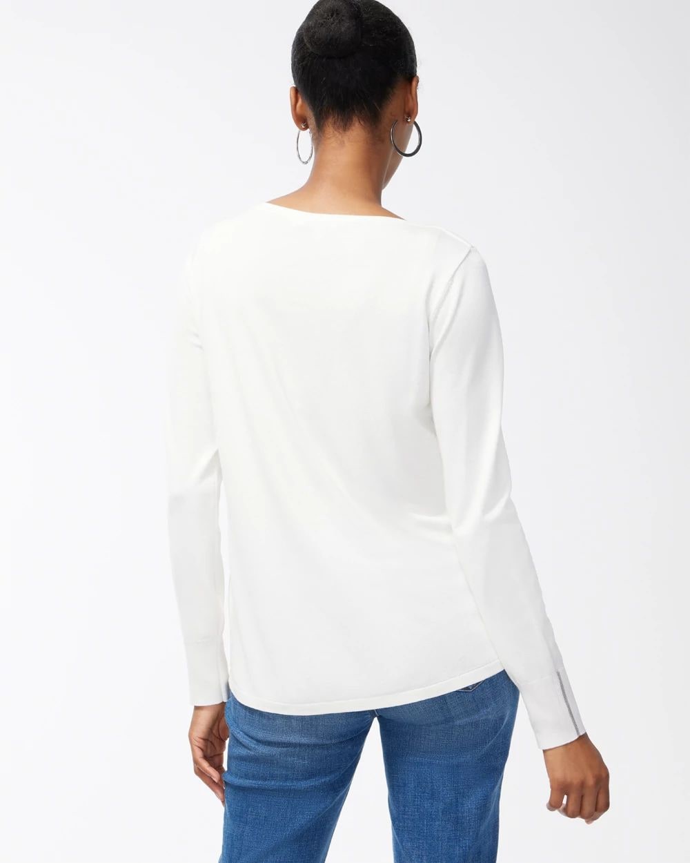 Caviar Bead Pullover Sweater