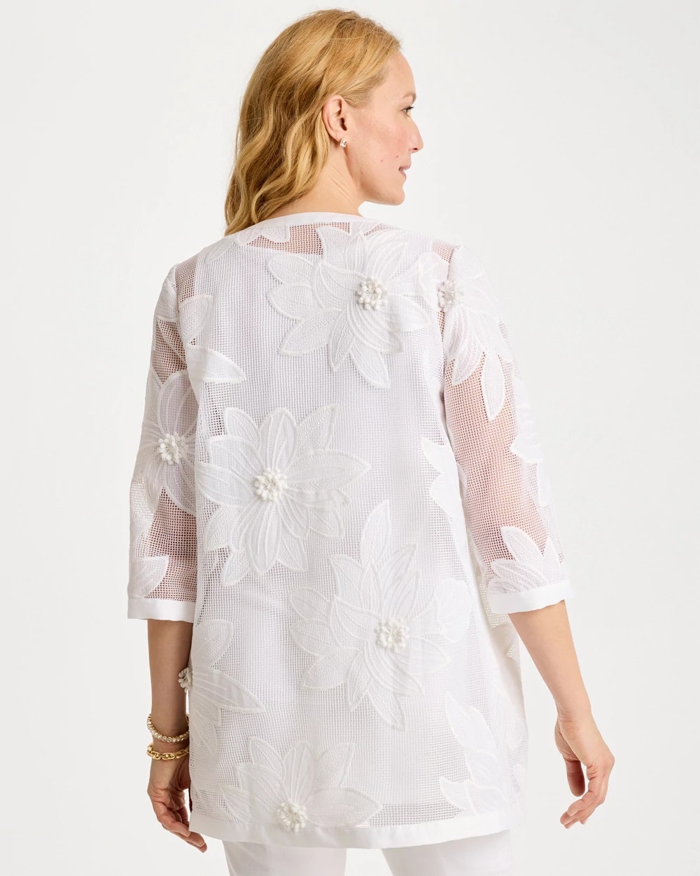 Travelers™ Collection Floral Applique Jacket