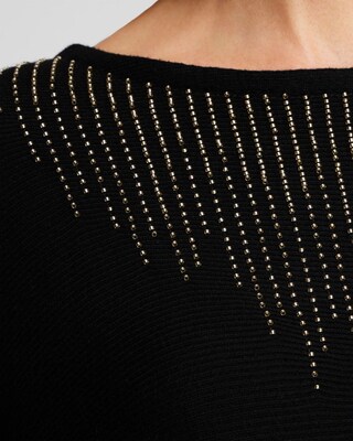 Cashmere Blend Sweater Poncho
