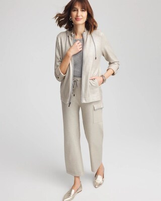 Zenergy® Luxe Foiled Cashmere Blend Hoodie
