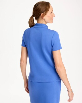 Zenergy® Soft Pique Piped Pullover click to view larger image.