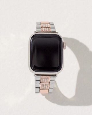 Mixed Metal & Pavé Apple Watch Band