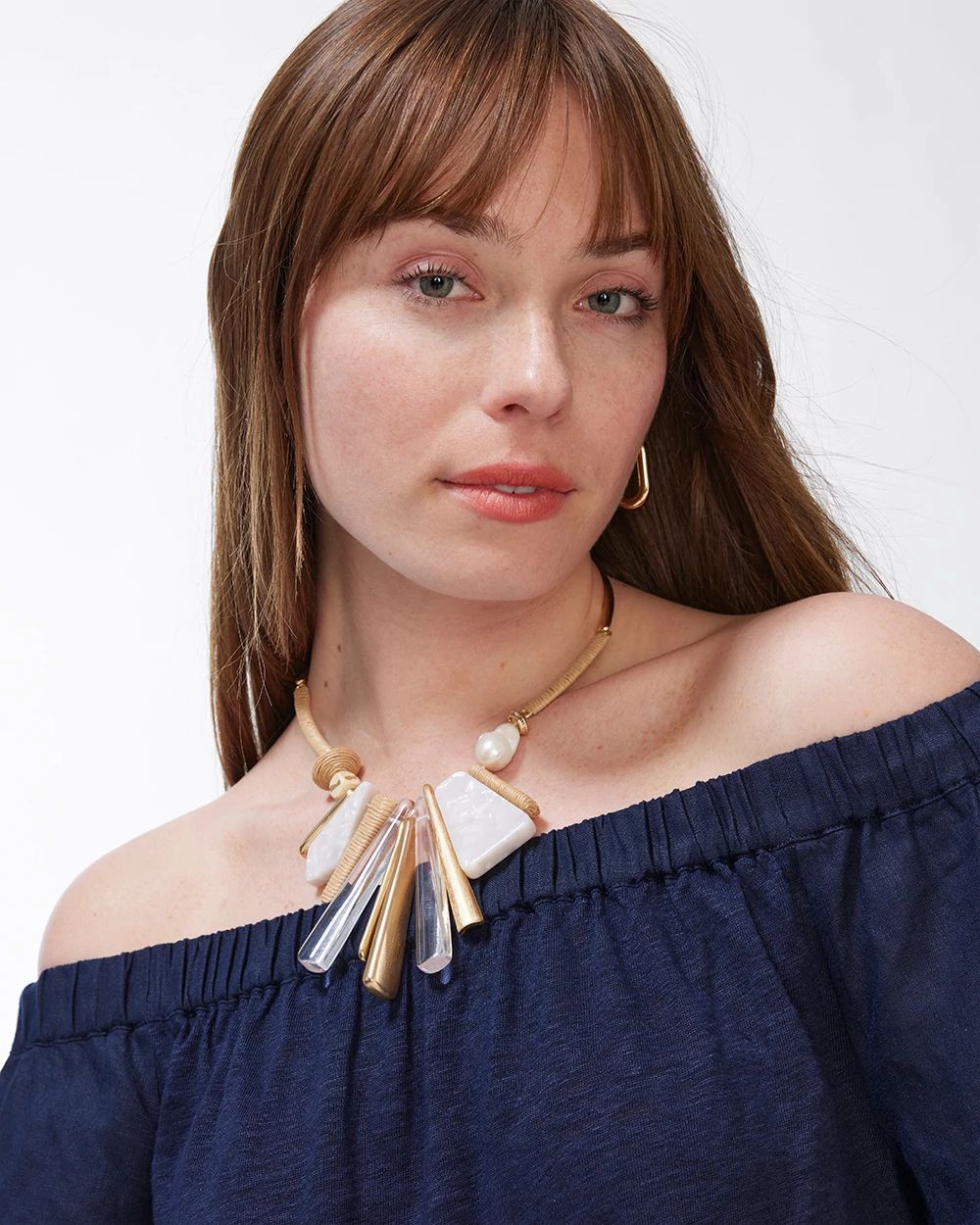 Neutral Bib Necklace