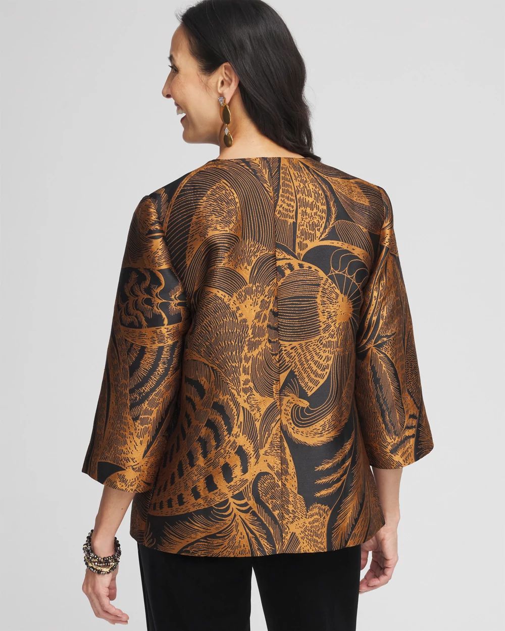 Travelers™ Collection Floral Jacquard Jacket