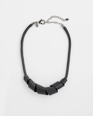 Leather Twist Necklace