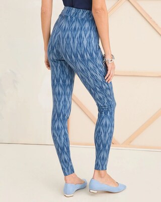 Ponte Ikat-Print Leggings
