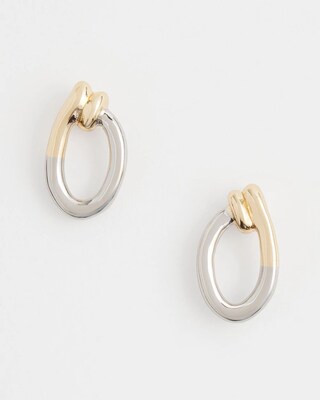 No Droop™ Mixed Metal Earrings