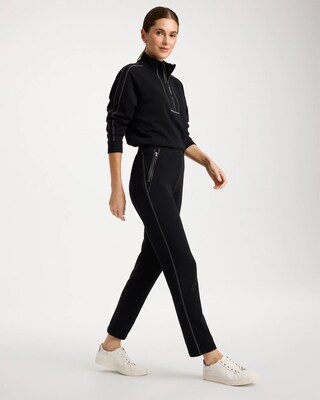Zenergy® Metallic Tapered Ankle Fleece Pants