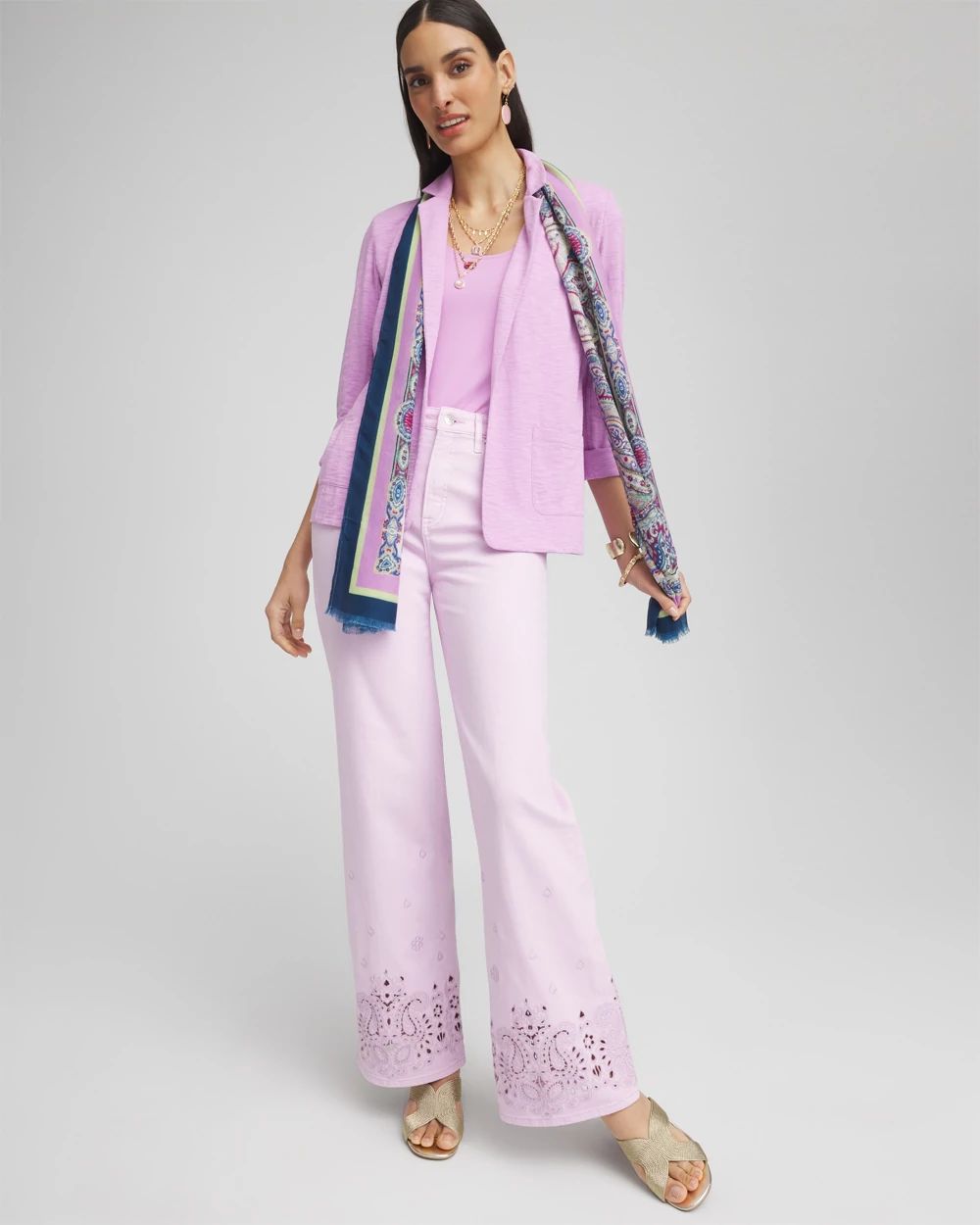 Slub Knit Blazer