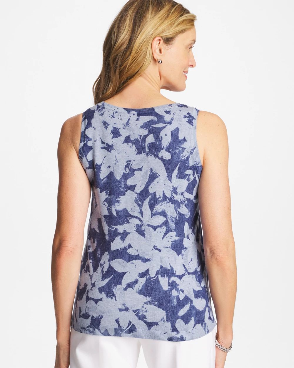 Ella Floral Scoopneck Tank click to view larger image.