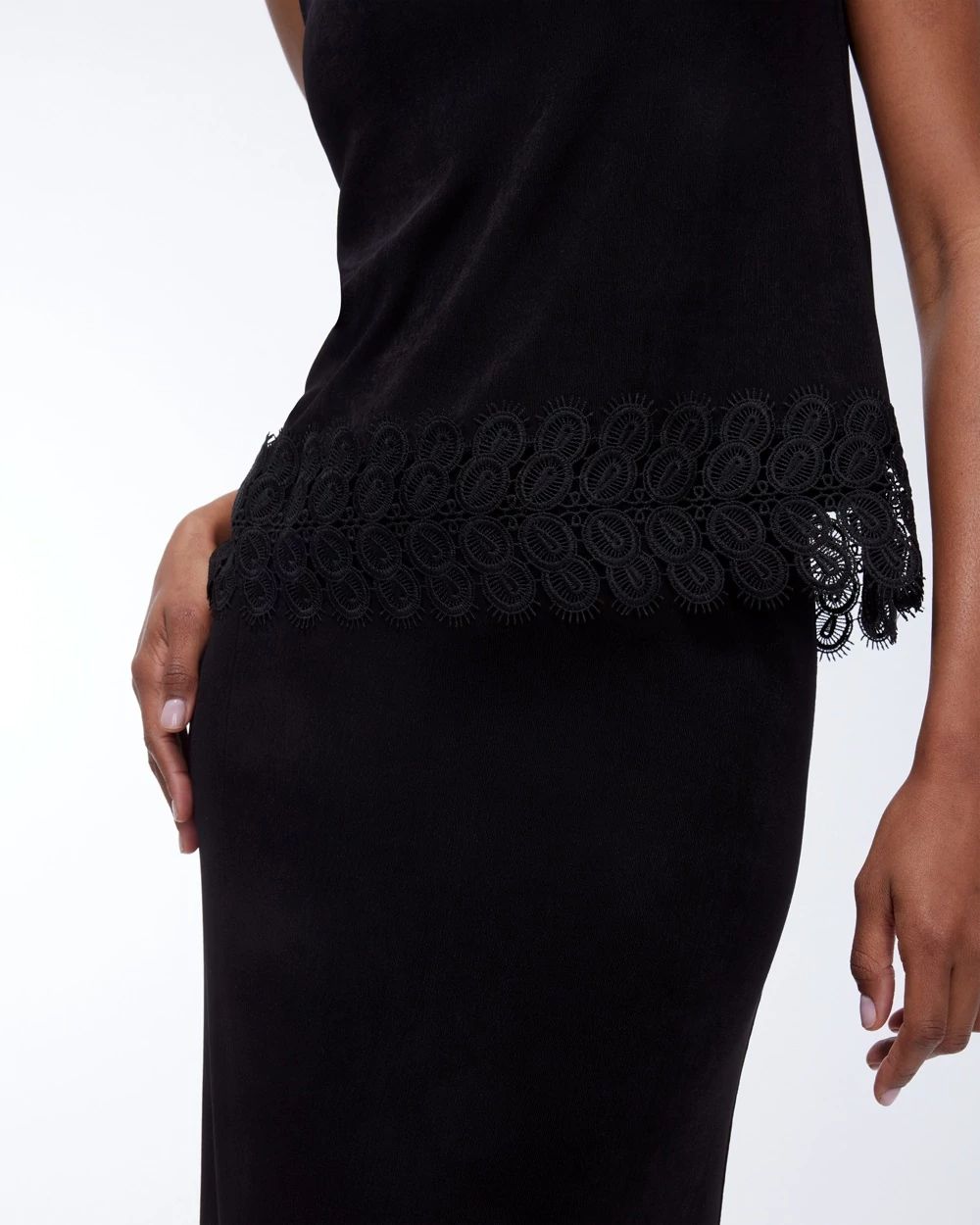Travelers Lace Hem Tank