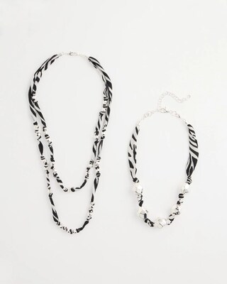 Convertible Zebra Necklace click to view larger image.