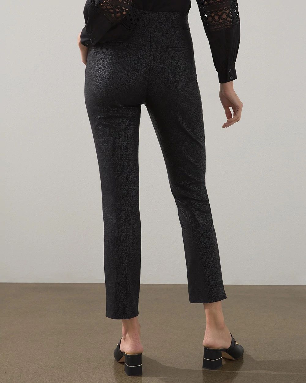 Brigitte Textured Ankle Pants