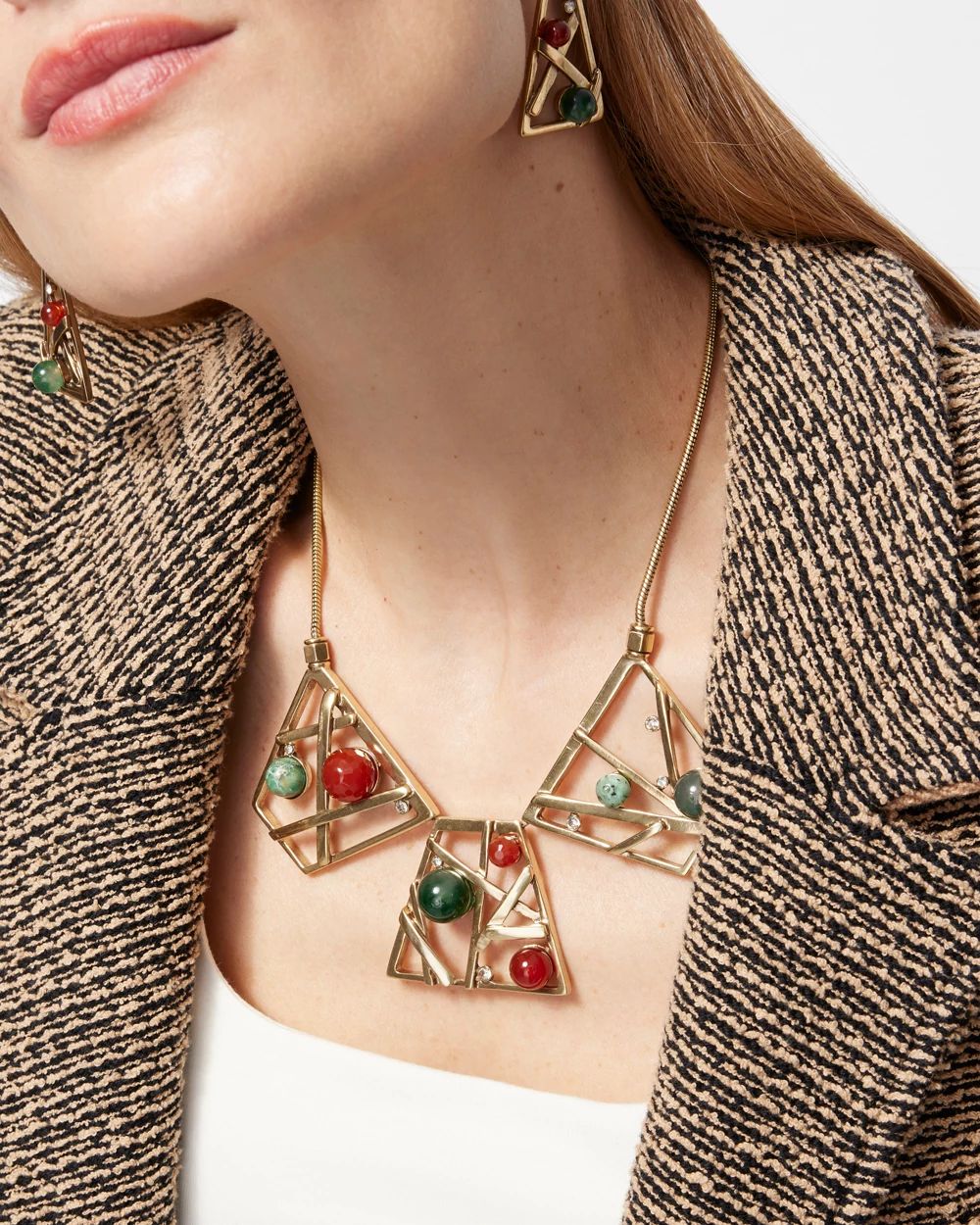Beaded Bib Necklace