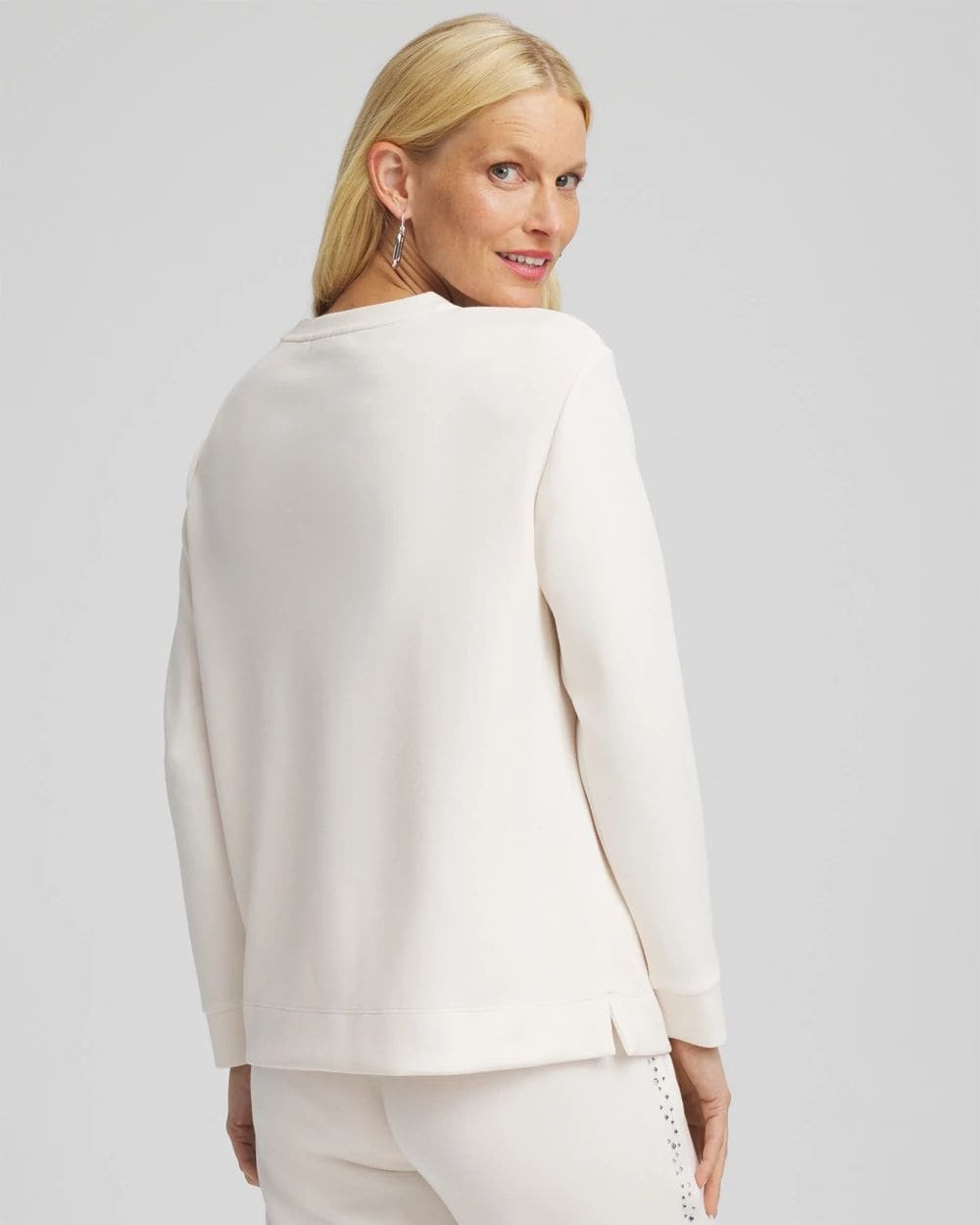 Zenergy® Rhinestone Pullover Top click to view larger image.