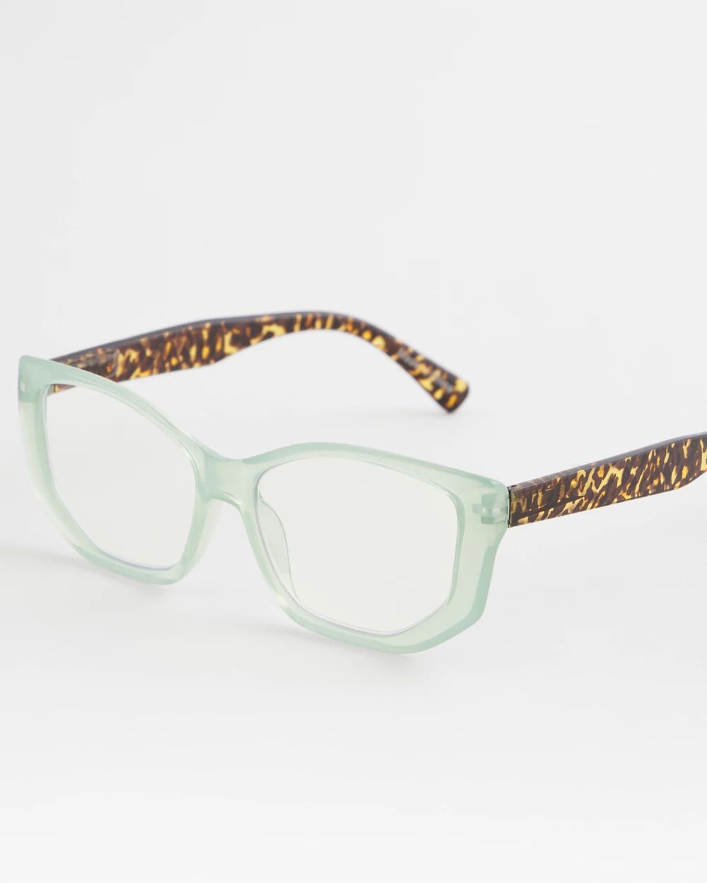 Light Green & Tortoise Readers