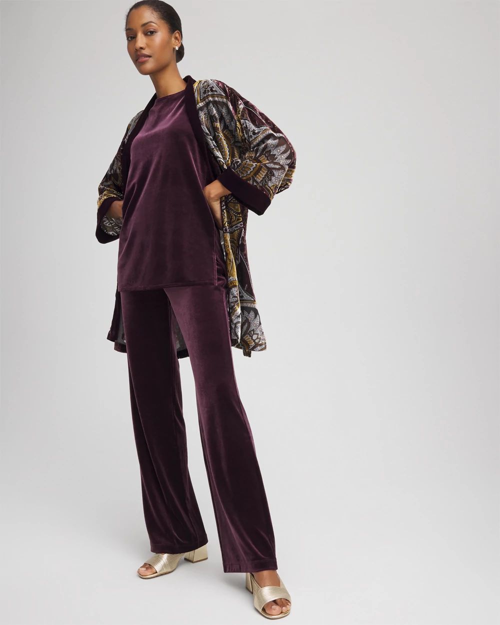 Travelers™ Velvet No Tummy Pants click to view larger image.