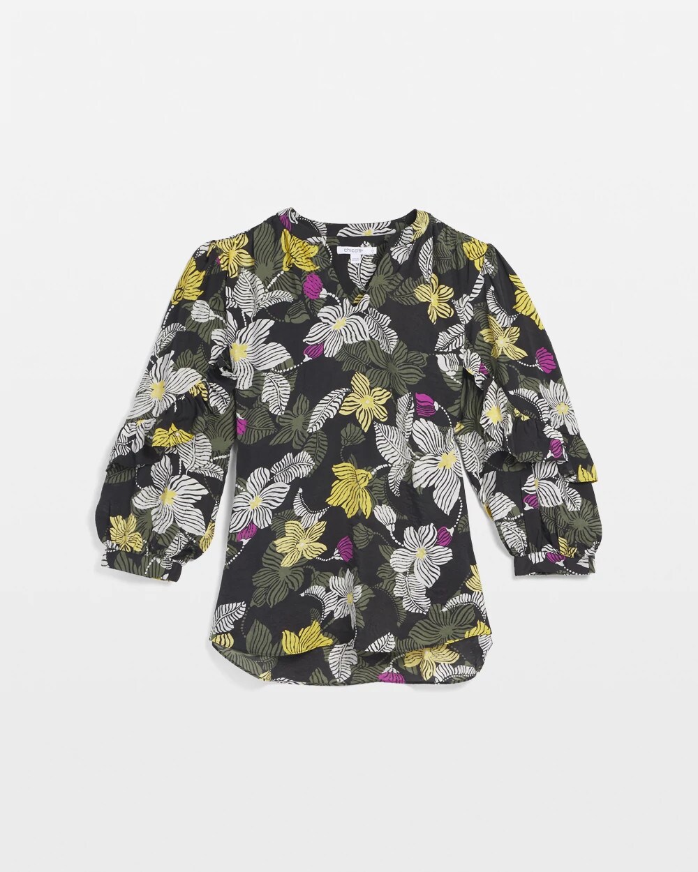 Ruffle Sleeve Blouse